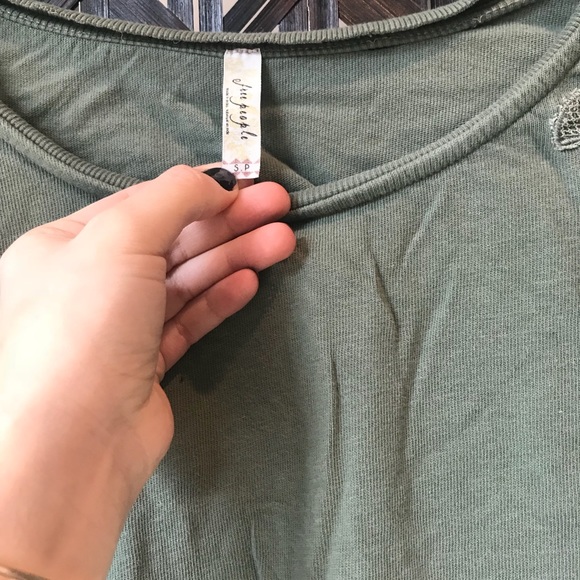 Free People Mesh Accent Pullover - Picture 3 of 4